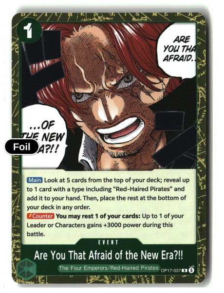 Are You That Afraid of the New Era?!