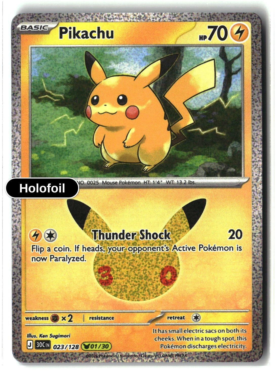 Pikachu - 023/128