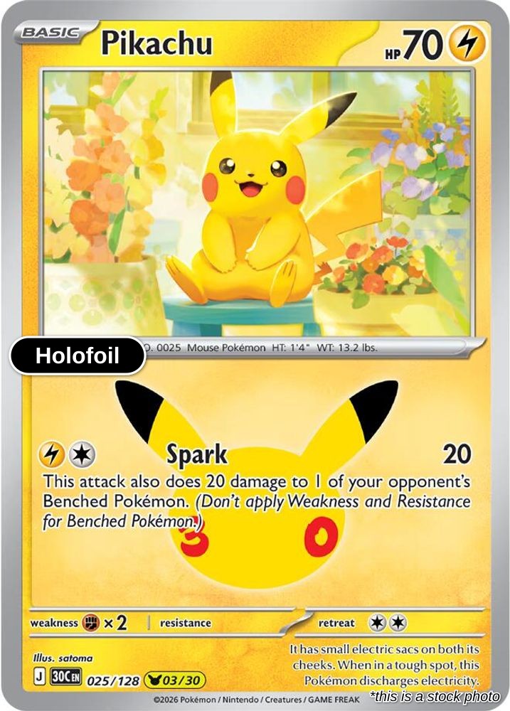 Pikachu - 025/128