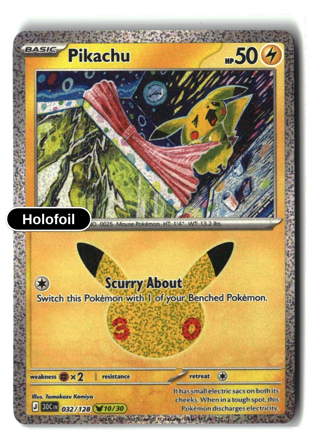 Pikachu - 032/128