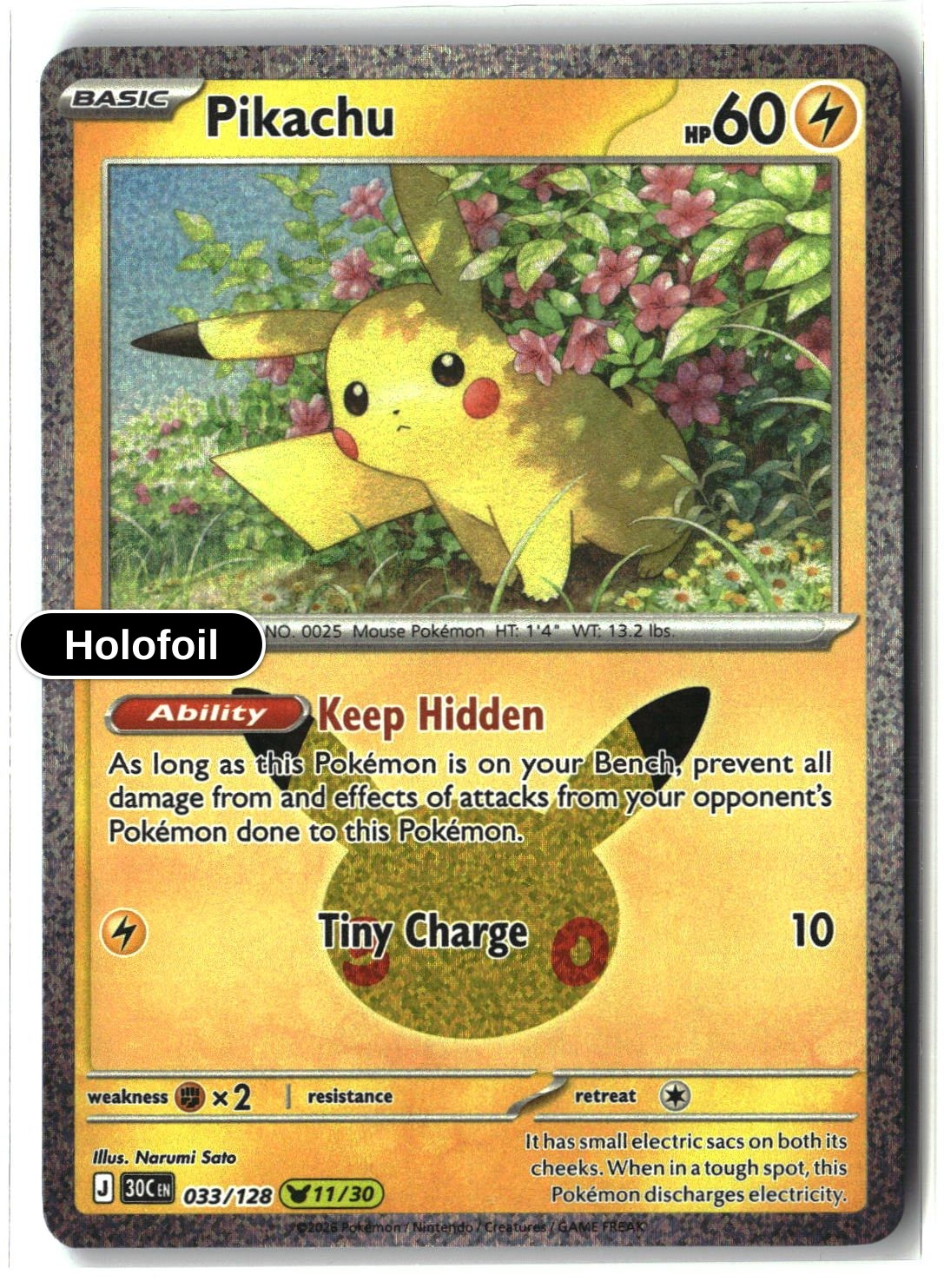 Pikachu - 033/128