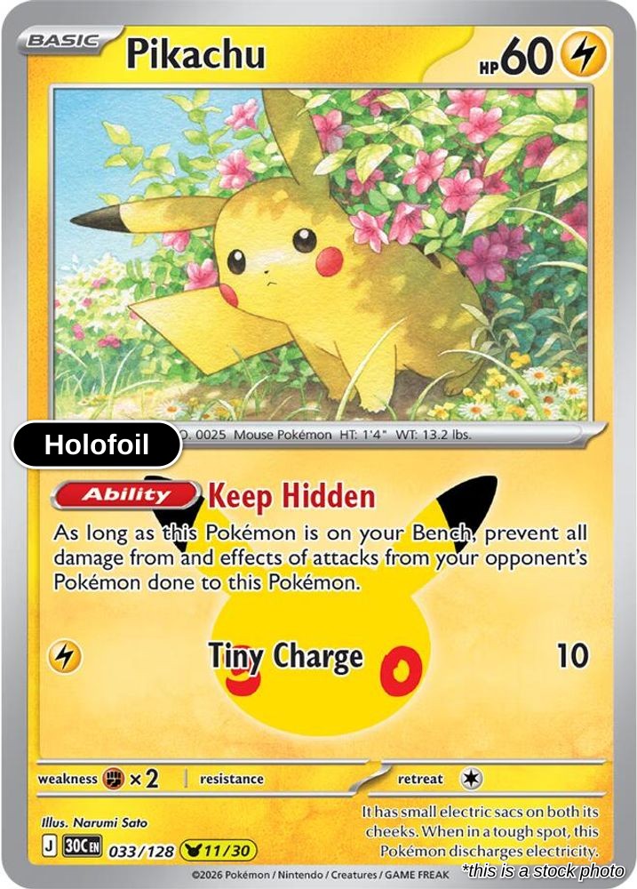 Pikachu - 033/128