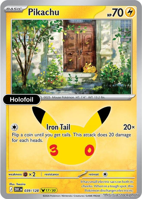 Pikachu - 039/128