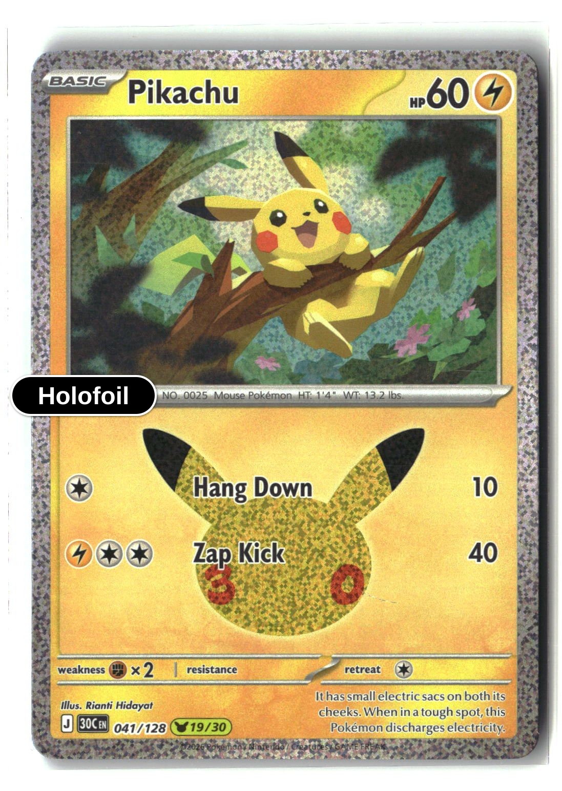 Pikachu - 041/128