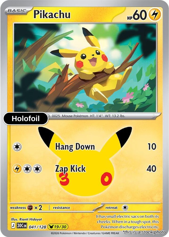 Pikachu - 041/128