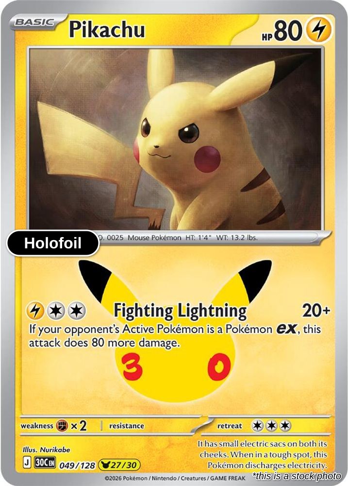 Pikachu - 049/128