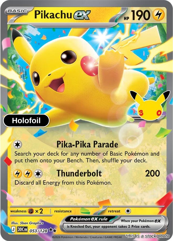 Pikachu ex - 053/128