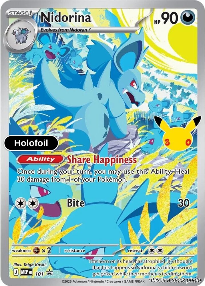 Nidorina - 101 (30th Celebration)