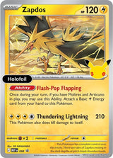 Zapdos - 098 (30th Celebration)
