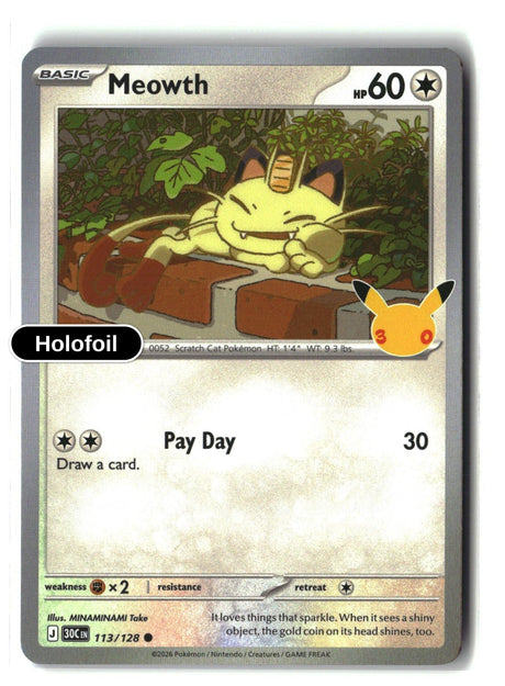 Meowth - 113/128