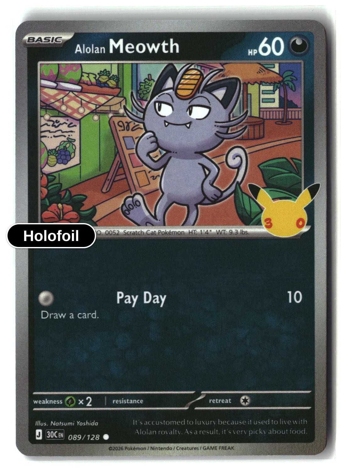 Alolan Meowth - 089/128