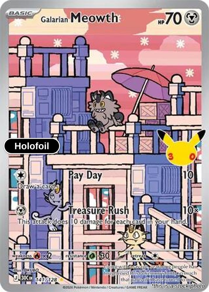 Galarian Meowth - 141/128