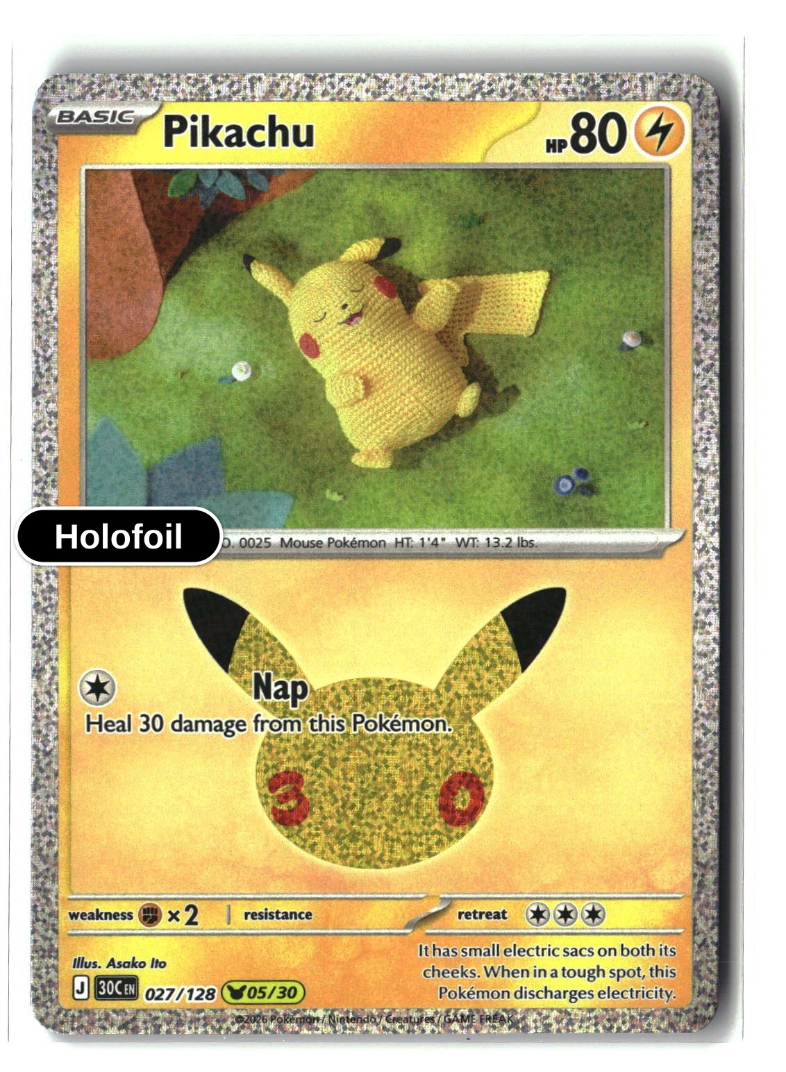 Pikachu - 027/128