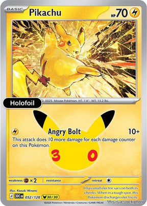 Pikachu - 052/128