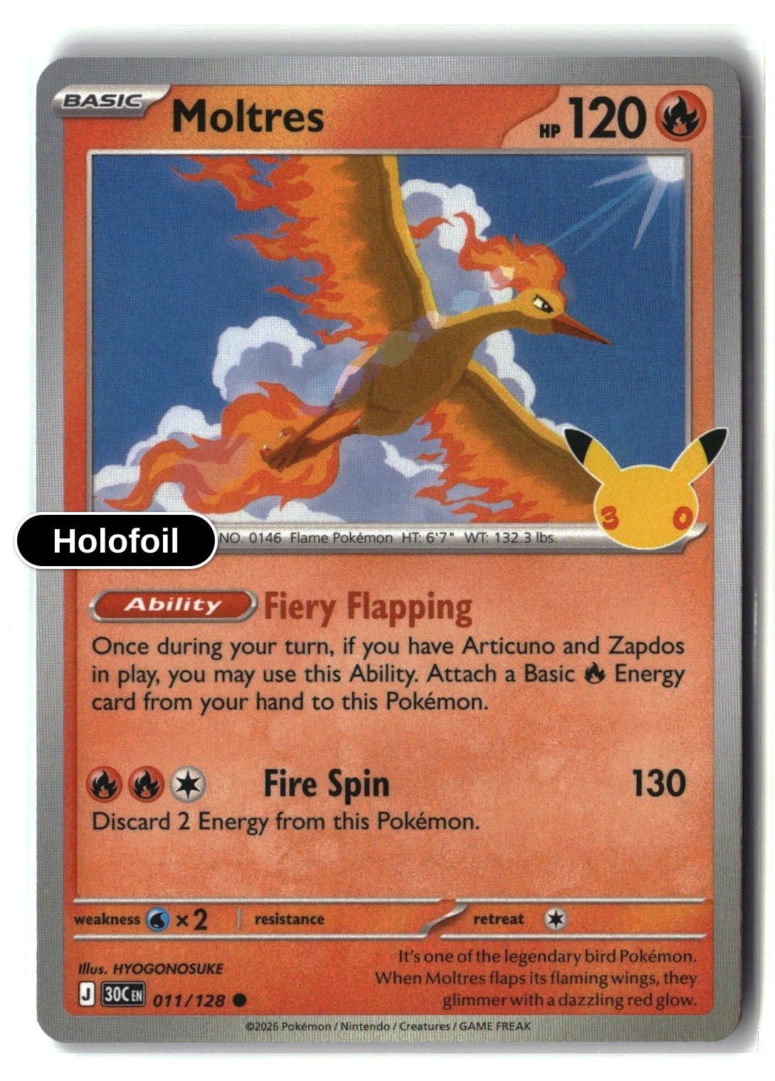 Moltres - 011/128
