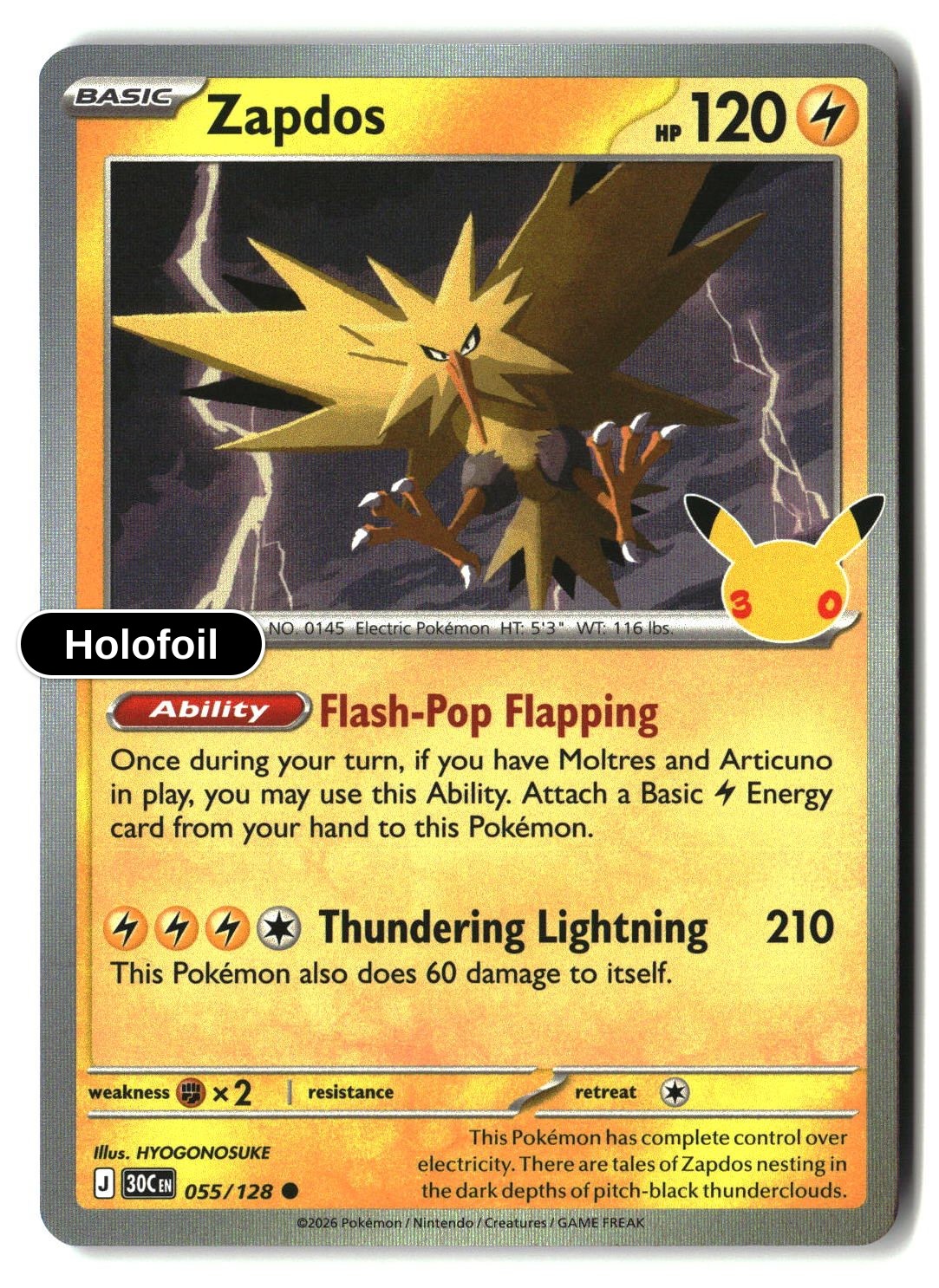 Zapdos - 055/128