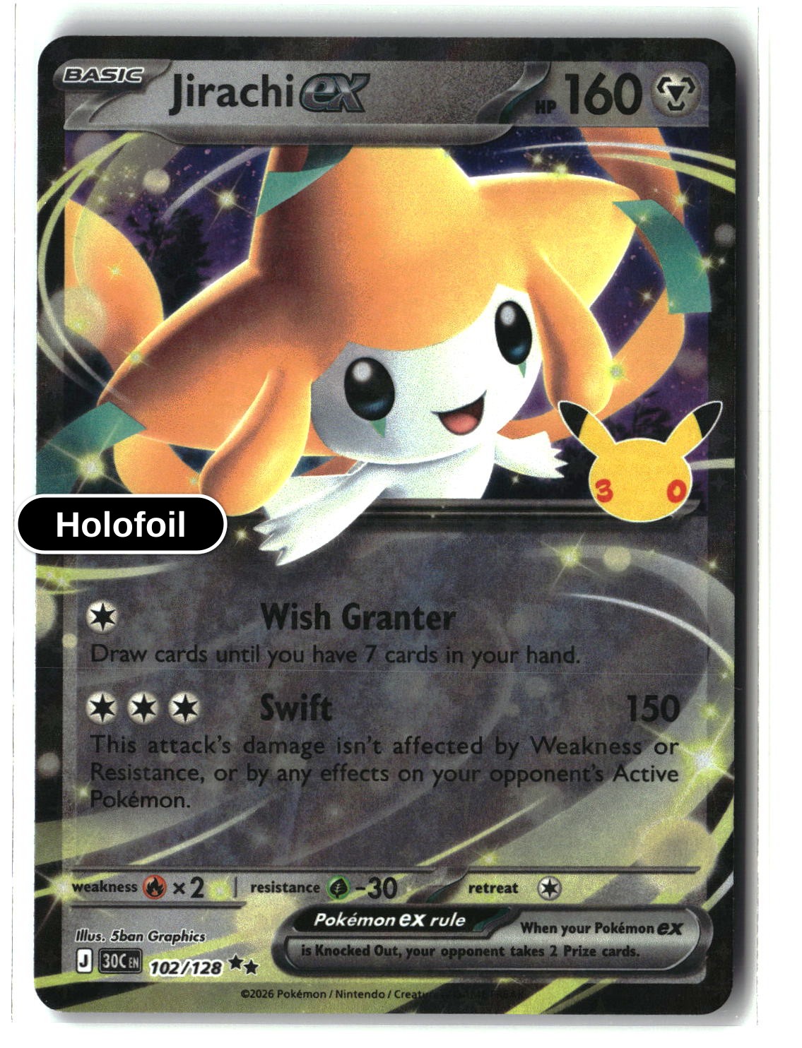 Jirachi ex - 102/128
