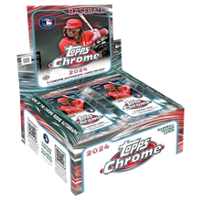 Load image into Gallery viewer, 2024 Topps Chrome Baseball Jumbo HTA Box
