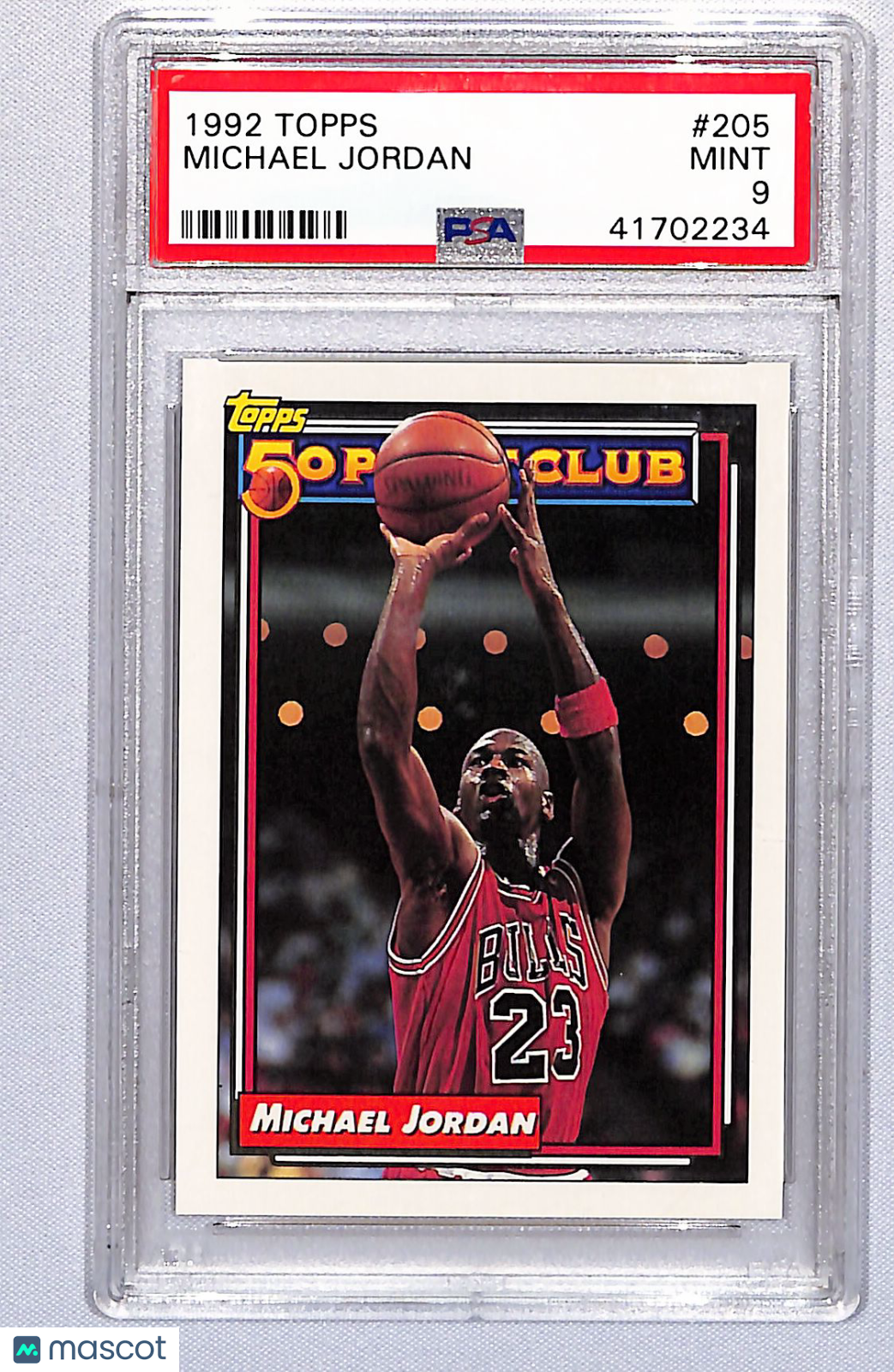 Michael Jordan 1992 Topps #205 PSA 9