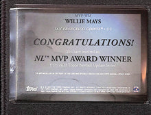 Load image into Gallery viewer, Willie Mays 2023 Update NL MVP Commemorative Medallion /10 #MVP-WM
