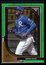 Load image into Gallery viewer, Jorge Soler 2021 Topps Museum Emerald  22 #1/1
