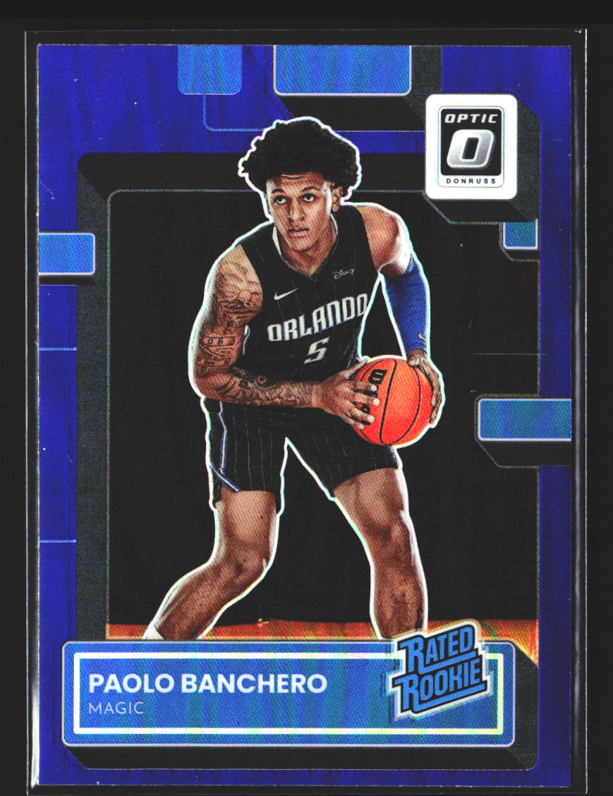 Paolo Banchero 2022 Donruss Optic Purple Prizm Rated Rookie #221