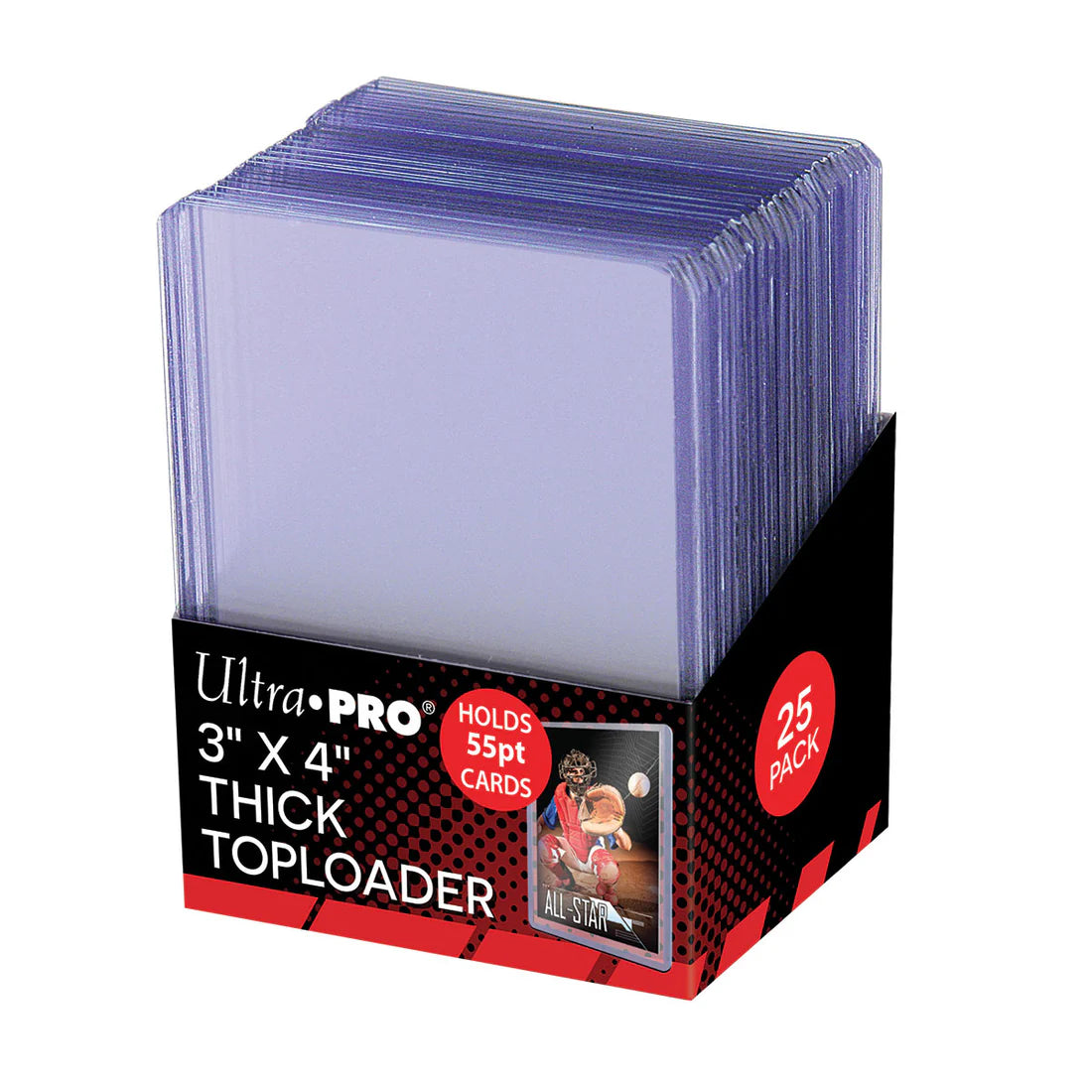 Ultra Pro: Toploader - 3X4 55 Point