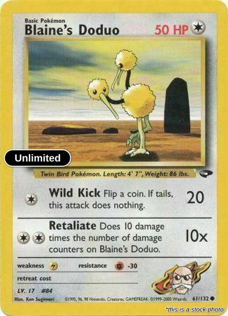 Blaine's Doduo