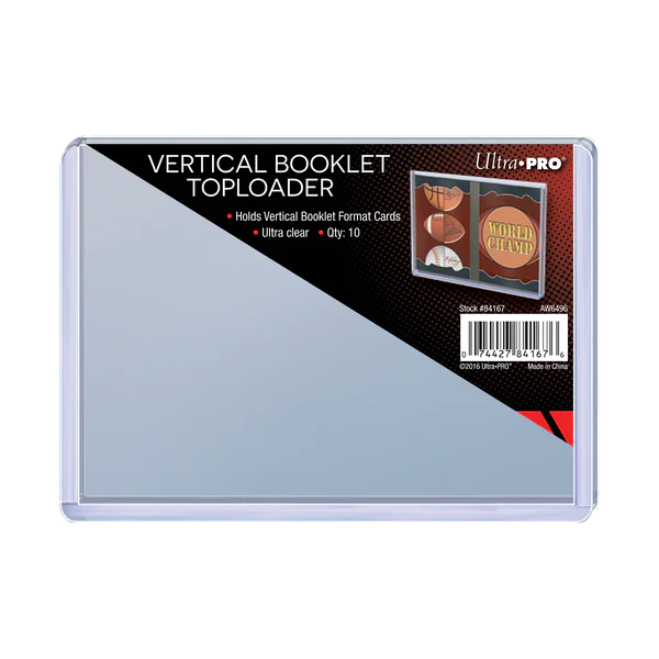 Ultra Pro: Toploader - Vertical Booklet Card