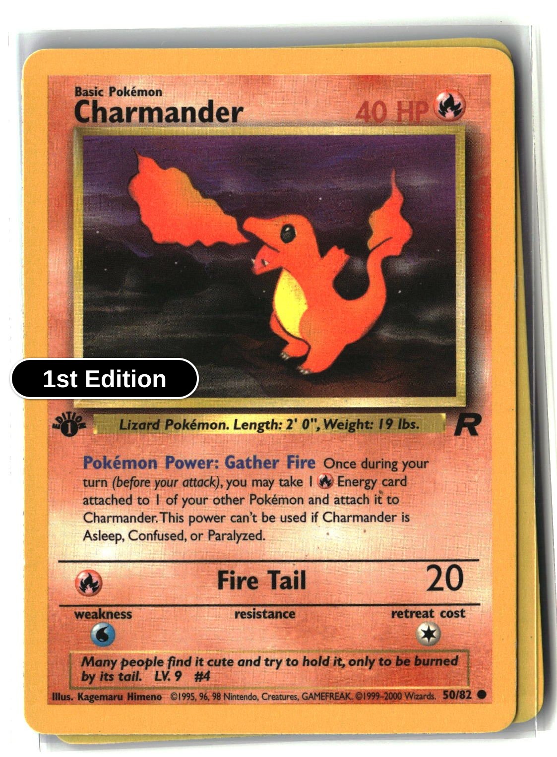 Charmander - 50/82 - [TR - Team Rocket] - 1st Edition