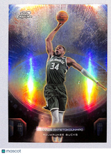 Giannis Antetokounmpo 2025-26 Topps Chrome Cosmic Re Entry #REE-7