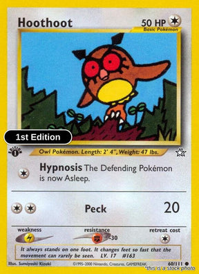 Hoothoot - 060/111 - [N1 - Neo Genesis] - 1st Edition