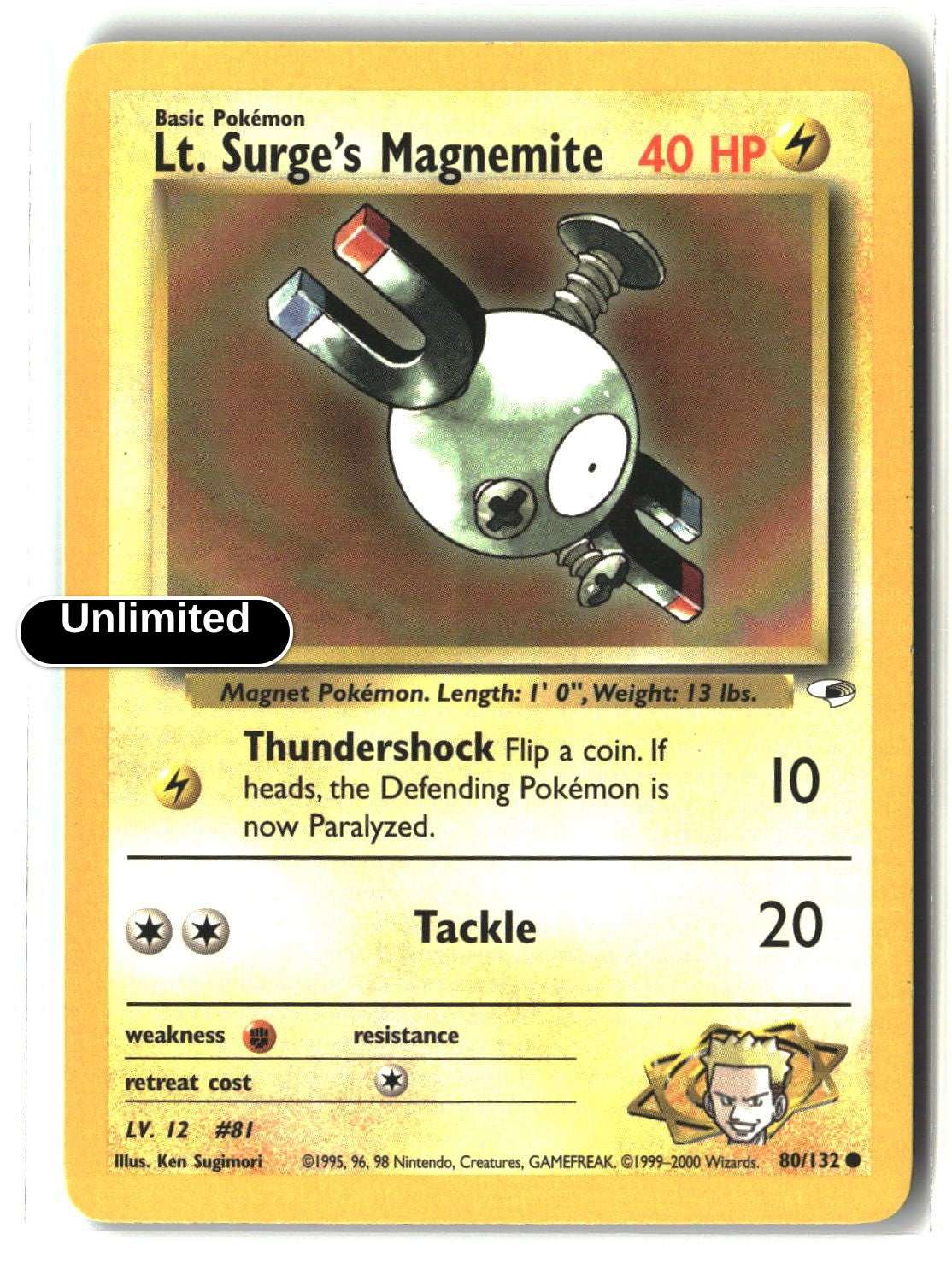 Lt. Surge's Magnemite (80)