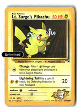 Lt. Surge's Pikachu