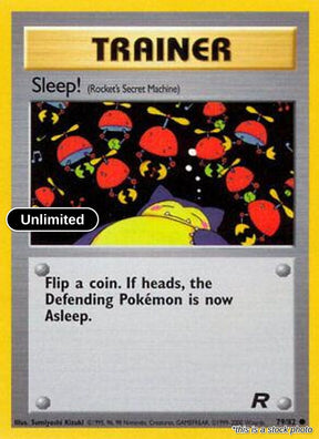 Sleep! (Rocket's Secret Machine) - 79/82 - [TR - Team Rocket] - Unlimited