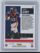 Load image into Gallery viewer, Jerry Jeudy 2020 Contenders Optic Blue 80 #95/99  S5063
