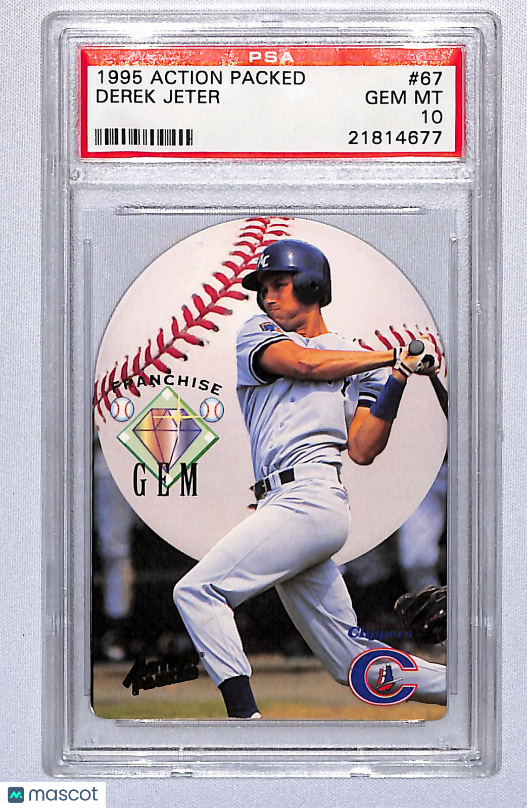 Derek Jeter 1995 Action Packed Scouting Report #67 PSA 10