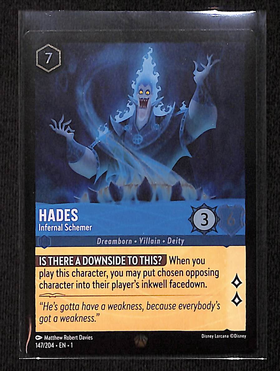 Hades - Infernal Schemer The First Chapter #147/204 Foil