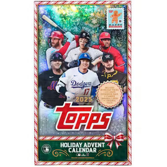 2025 Topps Holiday Baseball Advent Calendar Single Pack