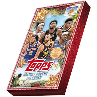 2025-26 Topps Holiday Basketball Countdown Calendar Box