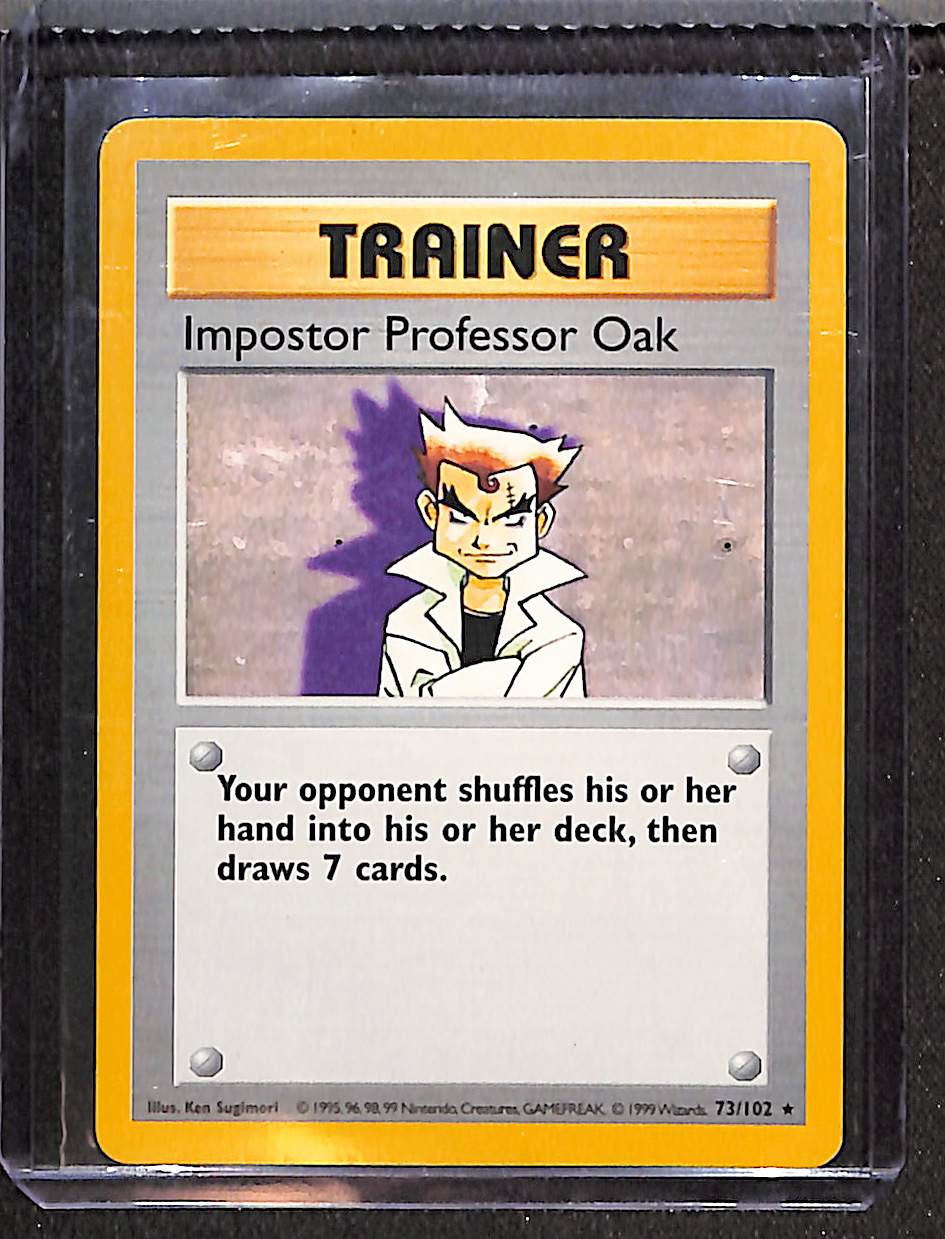 Impostor Professor Oak Base Set #73/102 Shadowless