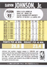 Earvin Johnson 1990-91 Fleer #93 PSA 9