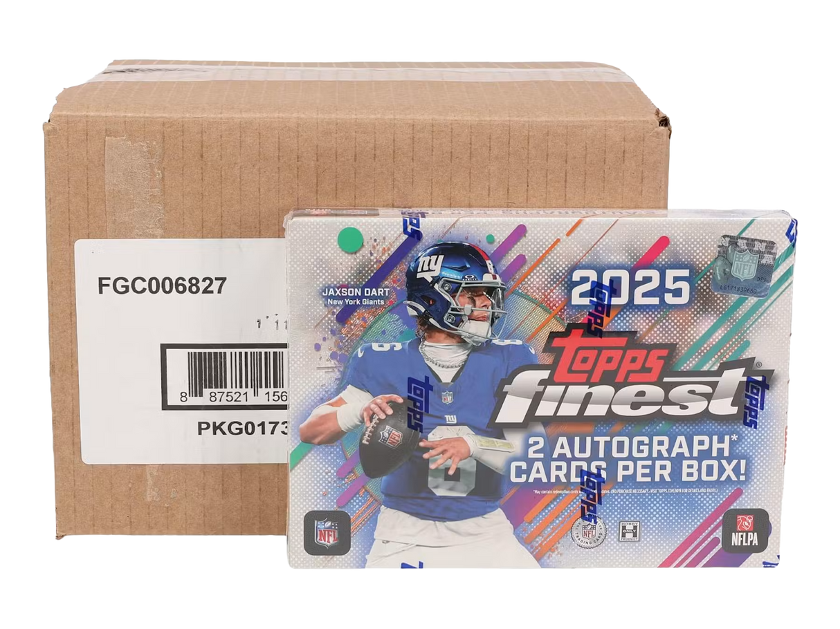 2025 Topps Finest Football Hobby 8-Box Case