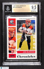 Load image into Gallery viewer, Joe Burrow 2020 Panini Chronicles #19 Rookie BGS 9.5
