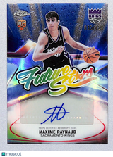 Maxime Raynaud 2025-26 Topps Chrome Update Future Stars Auto Blue #FS-MRA #/150