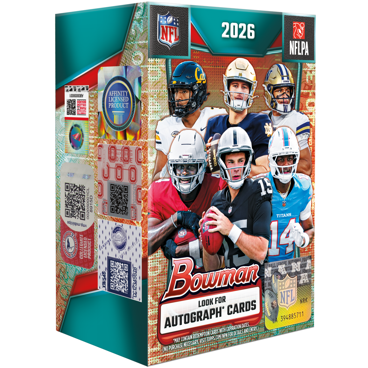 2026 Bowman Football Blaster Box