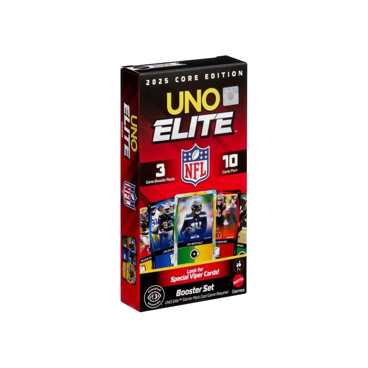 2025 UNO Elite Football Core Edition 3-Pack Booster Set
