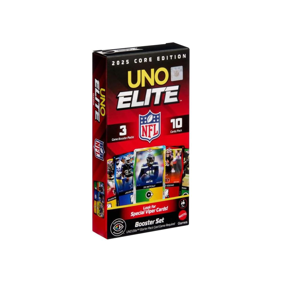 2025 UNO Elite Football Core Edition 3-Pack Booster Set