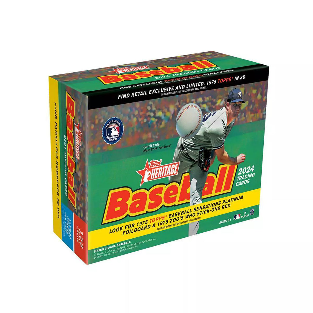 2024 Topps Heritage Baseball Mega Box