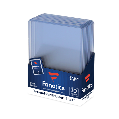 Fanatics: 108pt 3x4 Top Loader - 10 Count